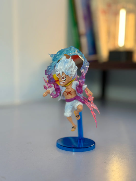 Monkey D. Luffy Gear 5 Awakened Nika Dynamic Figure - One Piece Collectible (12CM)