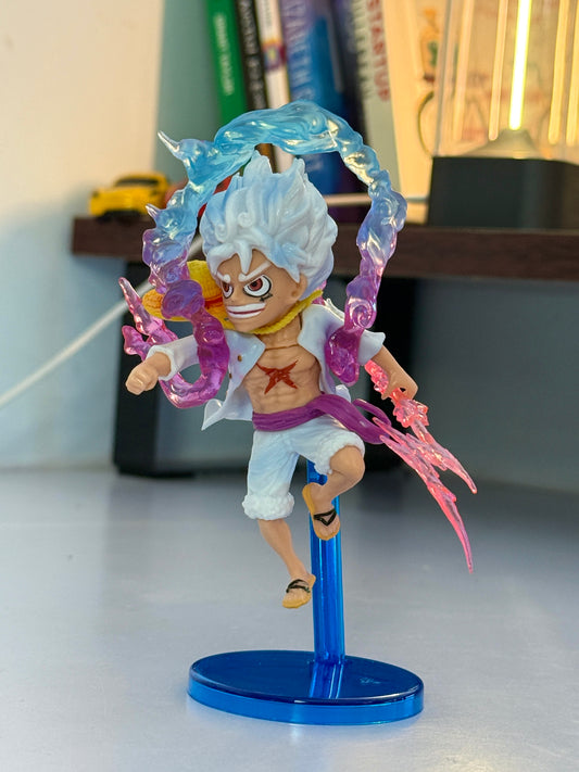 Monkey D. Luffy Gear 5 Awakened Nika Dynamic Figure - One Piece Collectible (12CM)
