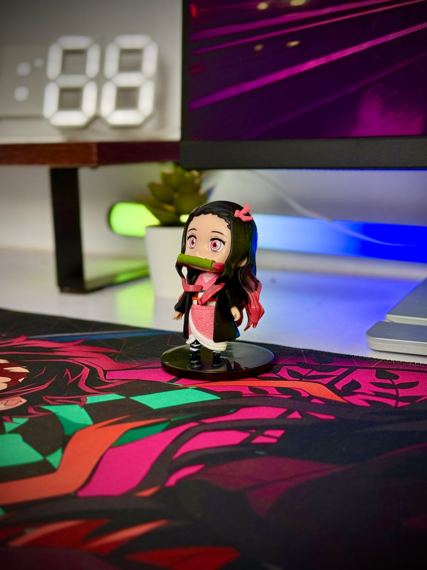Nezuko Kamado Chibi Standing Figure - Demon Slayer Collectible (10CM)