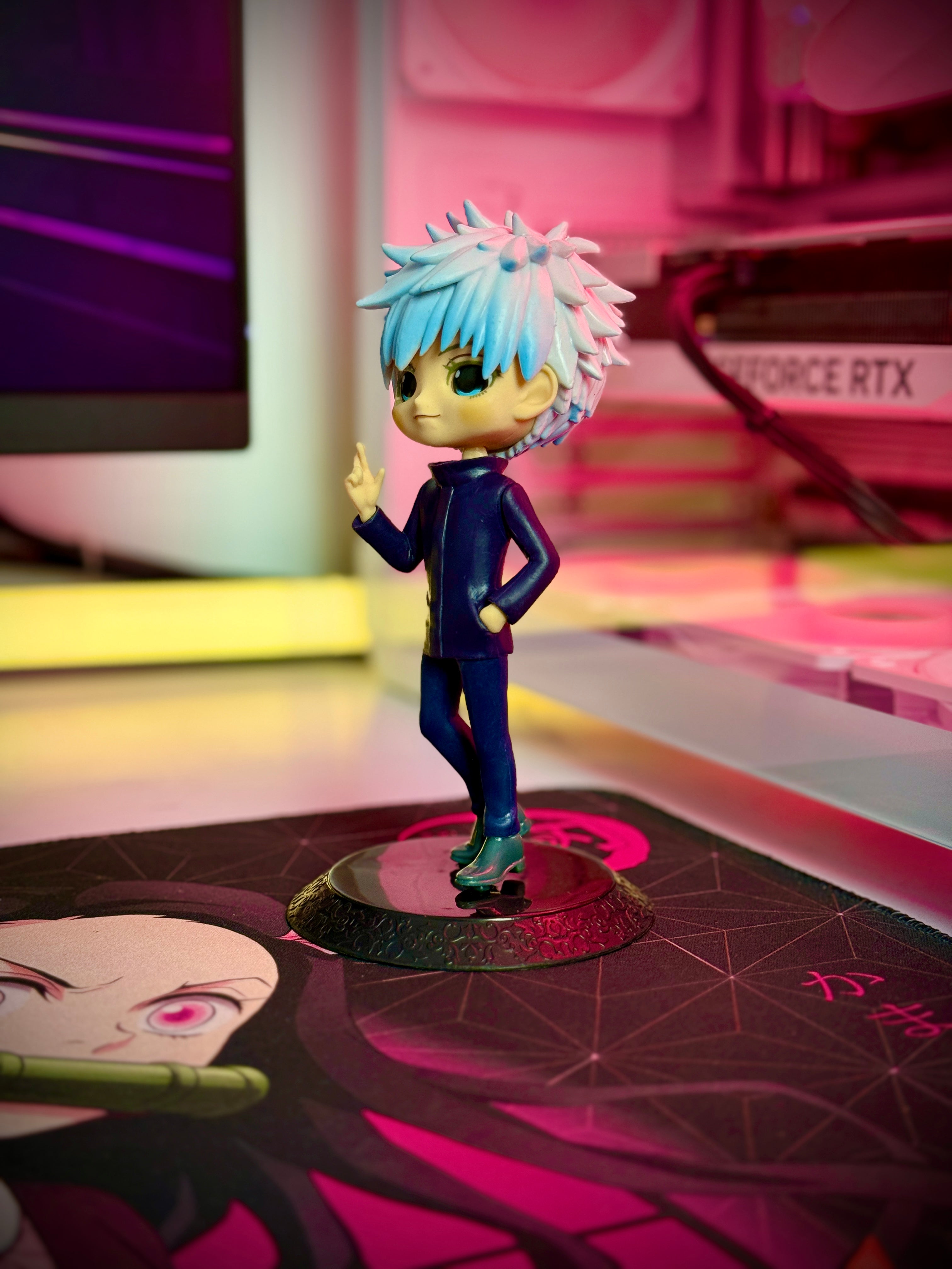 Satoru Gojo Chibi Standing Figure - Jujutsu Kaisen Collectible (15CM)