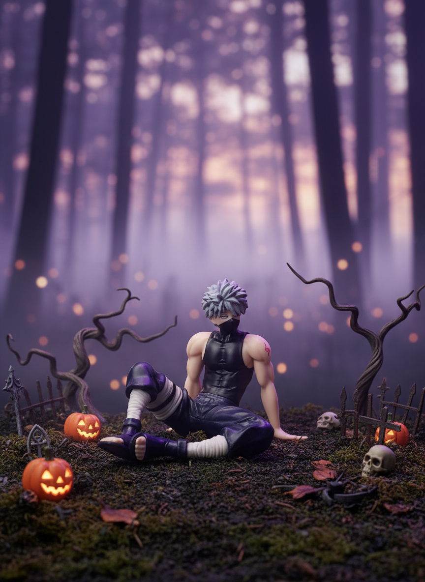 Kakashi Hatake action figure 9cm Naruto anime collectible sitting pose, buy online in India from Action Nook