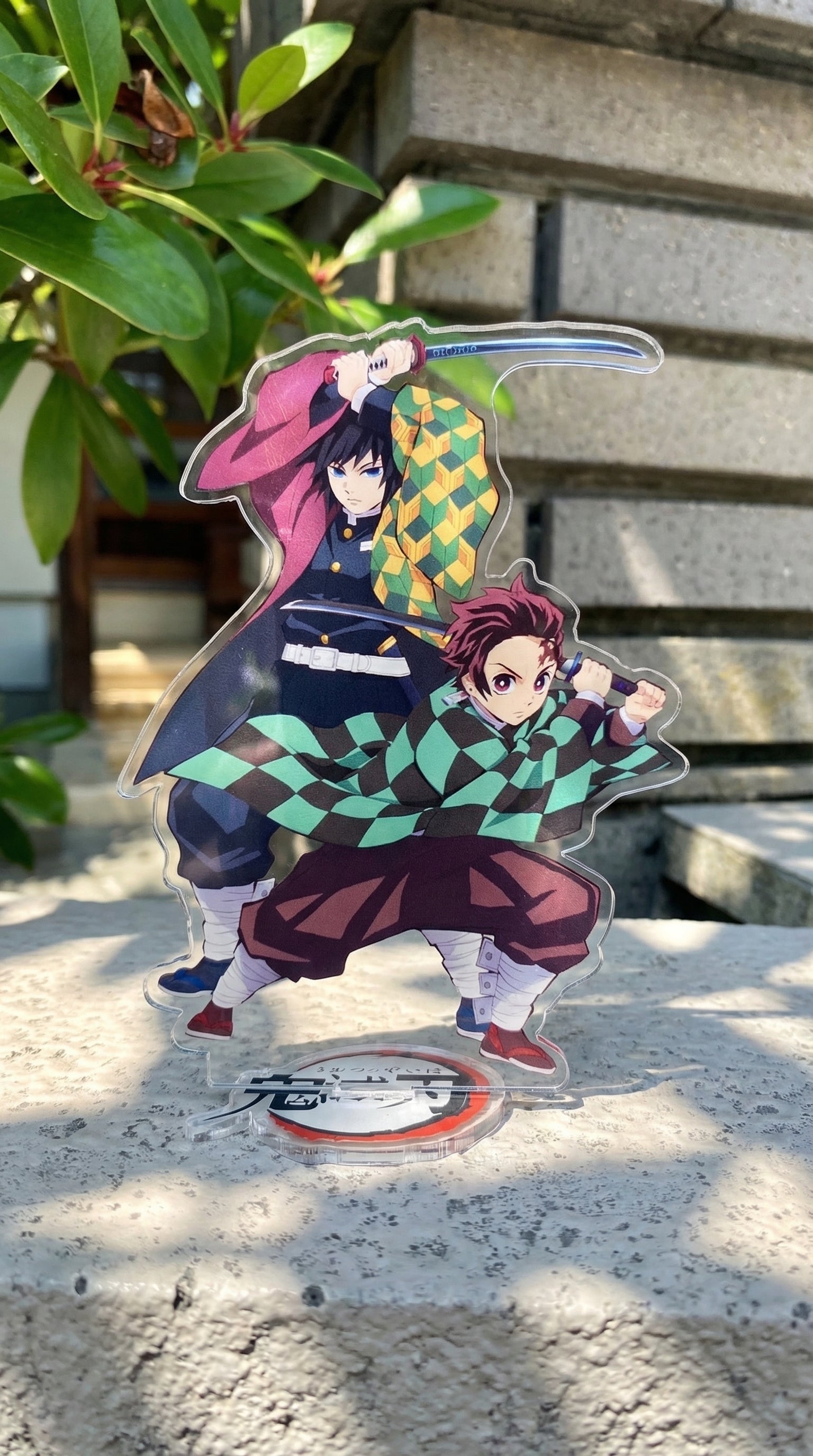 Tanjiro & Giyu Demon Slayer Acrylic Stand Figure 15cm | Buy Online India | Action Nook